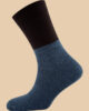 BLACK MELANGE BLUE SOCKS 1