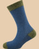 MELANGE BLUE GREEN PLUS SOCKS 1