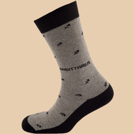 TGR MELANGE GRAY SAGITTARIUS SOCKS