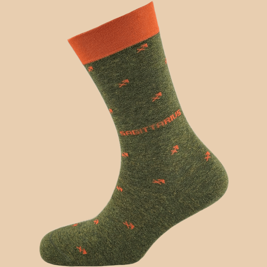 TGR MELANGE GREEN SAGITTARIUS SOCKS