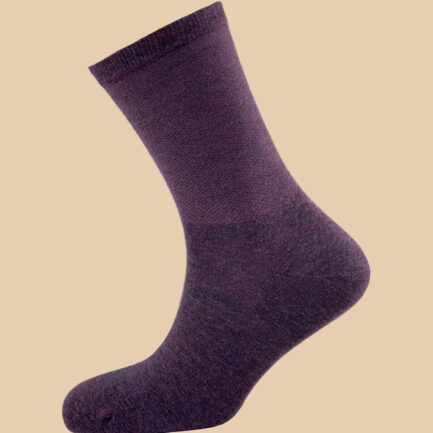 TGR MELANGE PURPLE DIABETIC SOCKS