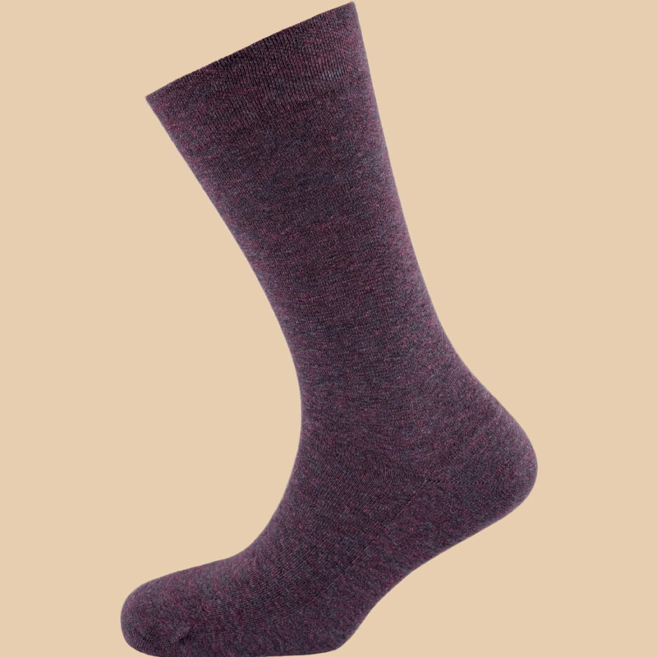 MELANGE PURPLE SOCKS 1