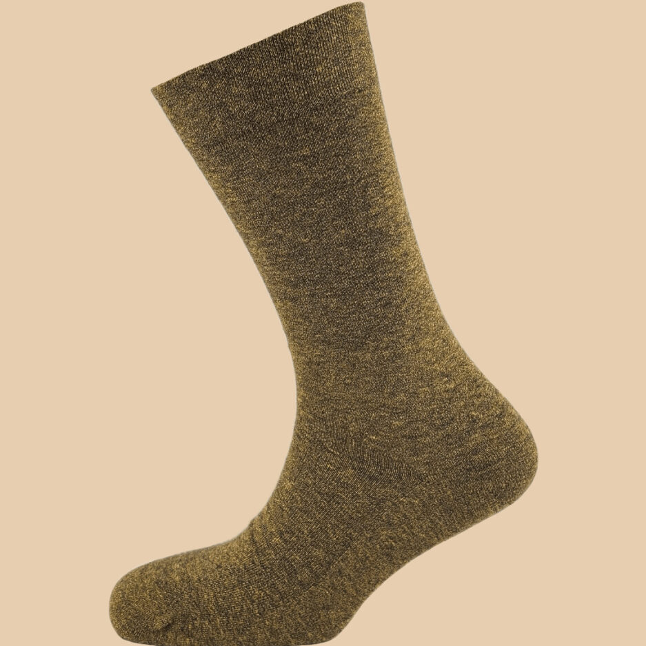 MELANGE YELLOW SOCKS 1