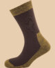 MELANGE YELLOW BROWN COMBINE SOCKS 1