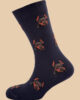 NAVY BLUE DOG SOCKS 1