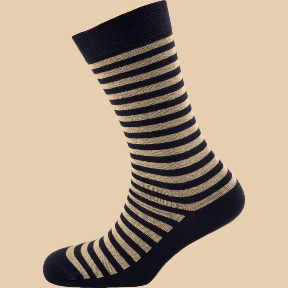 NAVY BLUE HORIZONTAL SOCKS 1