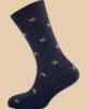 NAVY BLUE STARFISH SOCKS 1