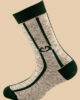 DARK GREEN MELANGE ECRU LOVE SOCKS