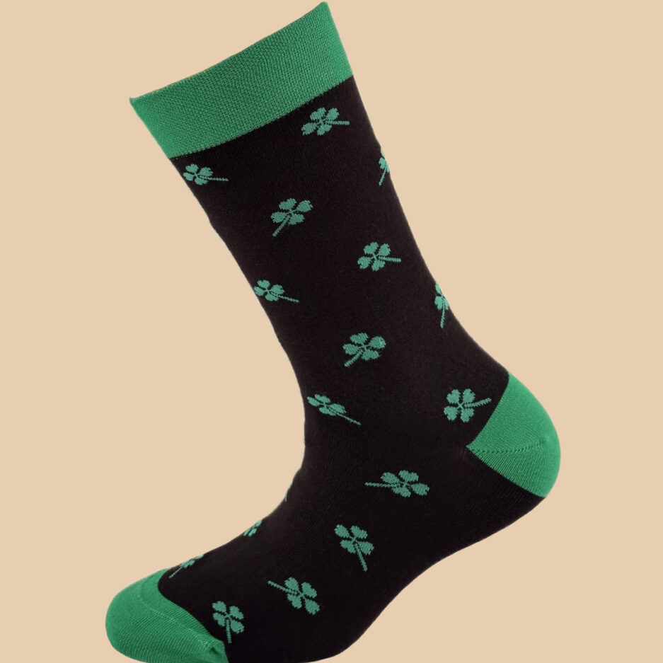 LIGHT GREEN BLACK CLOVER SOCKS